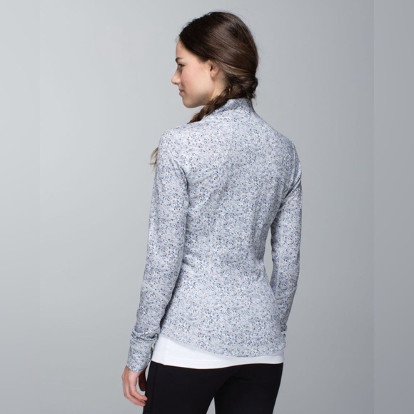 NWOT Lululemon Women's Blue Patterned Define Jacket Size 10 - Picture 2 of 6